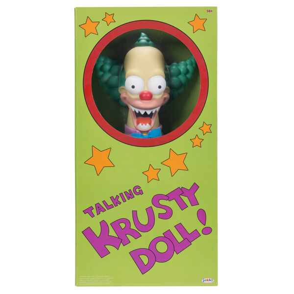 Muñeco parlante Krusty El Payaso Los Simpsons ingles 44cm