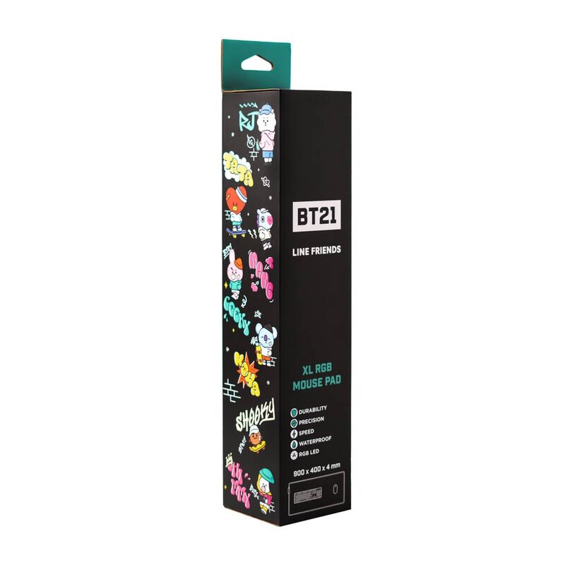 BT21 LED XXL Alfombrilla de Ratón 90 x 40 cm