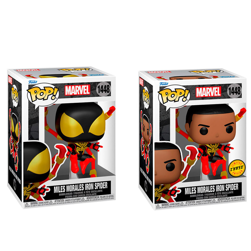Figura POP Marvel Miles Morales Iron Spider Chase