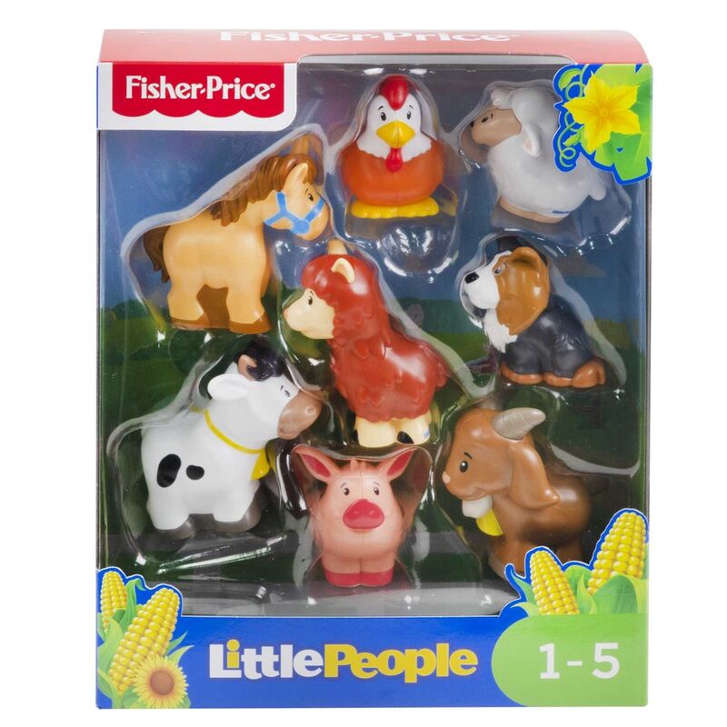 Blister 8 Animales de la Granja Little People Frikytopia