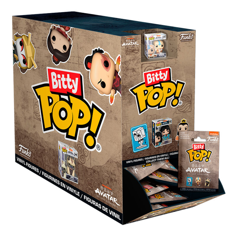 Avatar la leyenda de Aang Display de 32 Figuras Bitty POP Vinyl PDQ 2,5cm