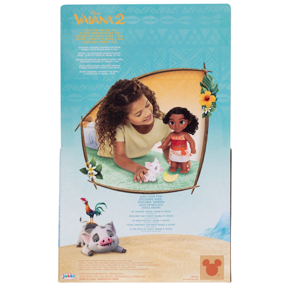 Muñeca Simea Vaiana Moana 2 Disney 38cm