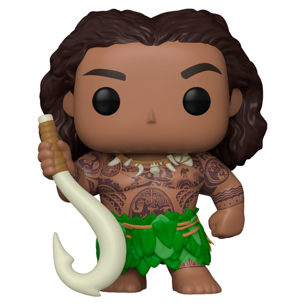 Moana 2 Figura POP! & Buddy Vinyl Maui with Fish Hook 9 cm