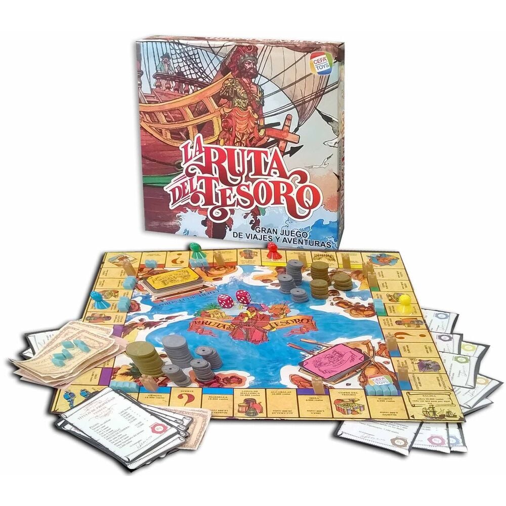 Jogo de tabuleiro A Rota do Tesouro português