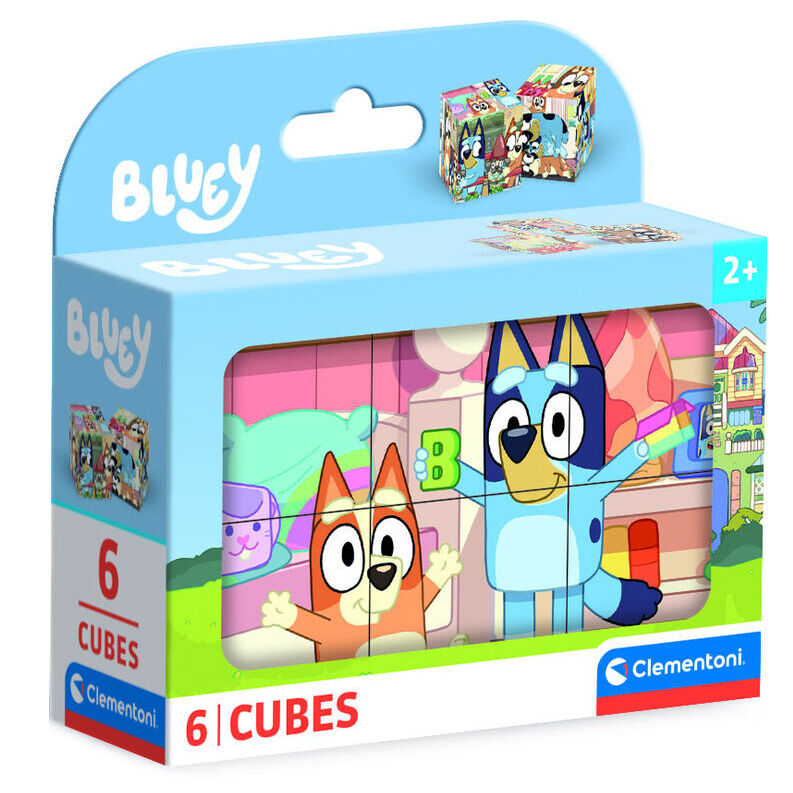 Puzzle cubo Bluey 6pzs Frikytopia