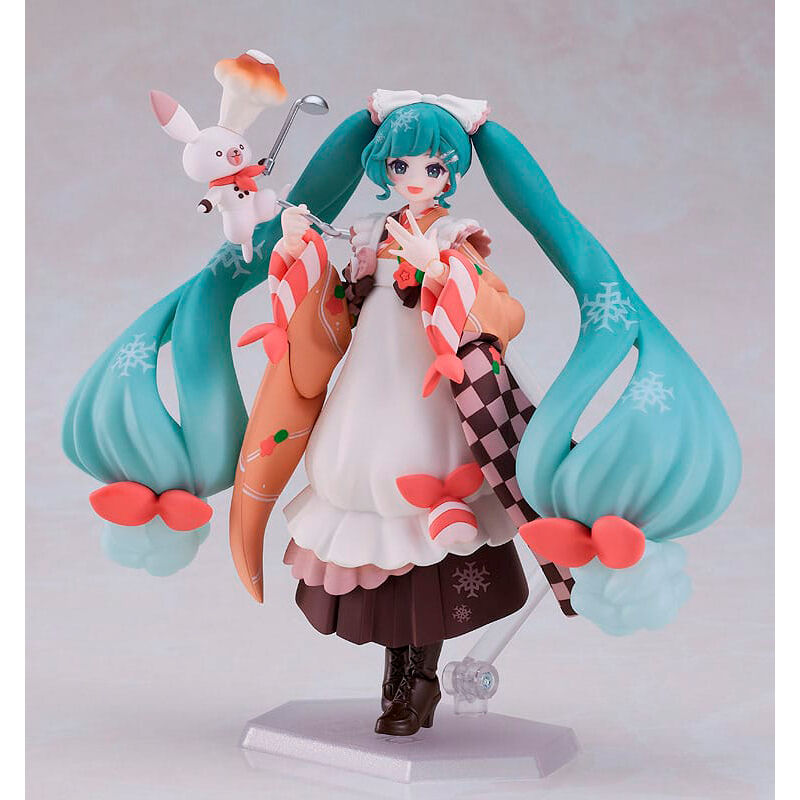 Character Vocal Series 01: Hatsune Miku Figura Figma Snow Miku: Winter Delicacy Ver. 14 cm