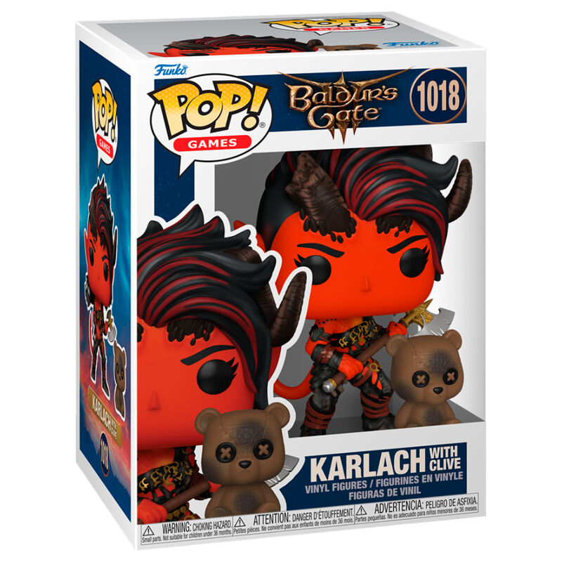 Baldur's Gate Figura POP! & Buddy Vinyl Karlach & Clive 9 cm