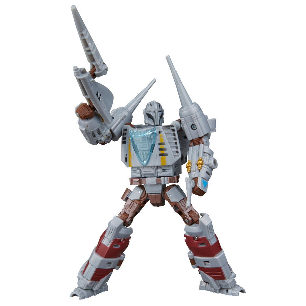 Figura hasbro transformers star wars the mandalorian