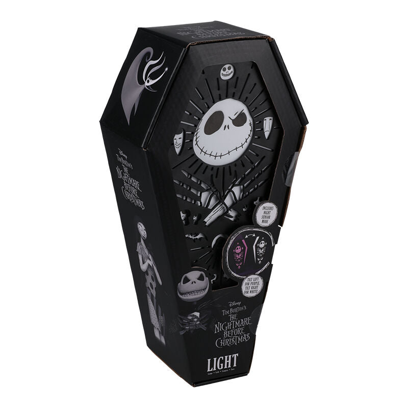 Lampara 3d paladone pesadilla antes de navidad jack ataud