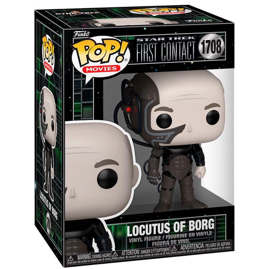 Star Trek First Contact Figura POP! TV Vinyl Picard(Borg) 9 cm