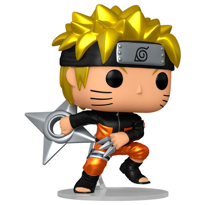 Funko pop animacion naruto shippuden naruto uzumaki con shuriken