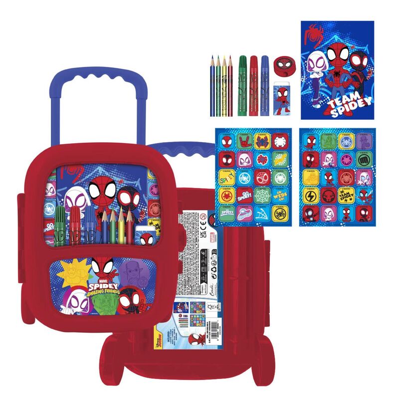 Trolley papeleria Spidey Amazing Friends Marvel Frikytopia