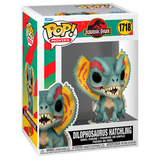 Jurassic Park Hatchling Figura POP! Movies Vinyl Dilophosaurus 9 cm