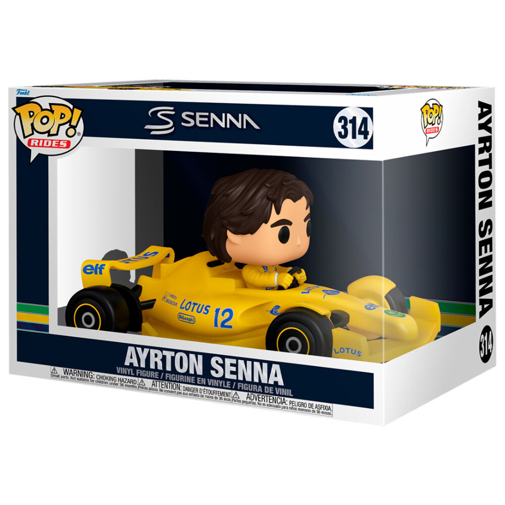 Formula 1 POP! Rides Deluxe Vinyl Figura McLaren- Ayrton Senna 9 cm