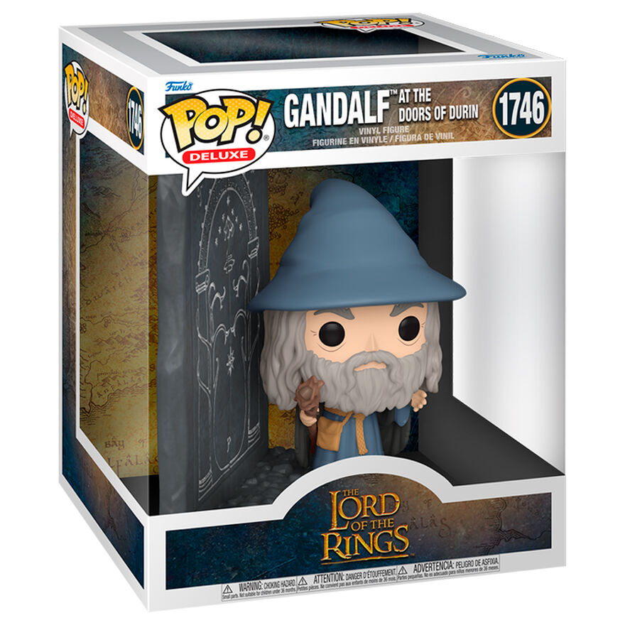 Figura POP Deluxe El Señor de los Anillos Gandalf Doors of Durin