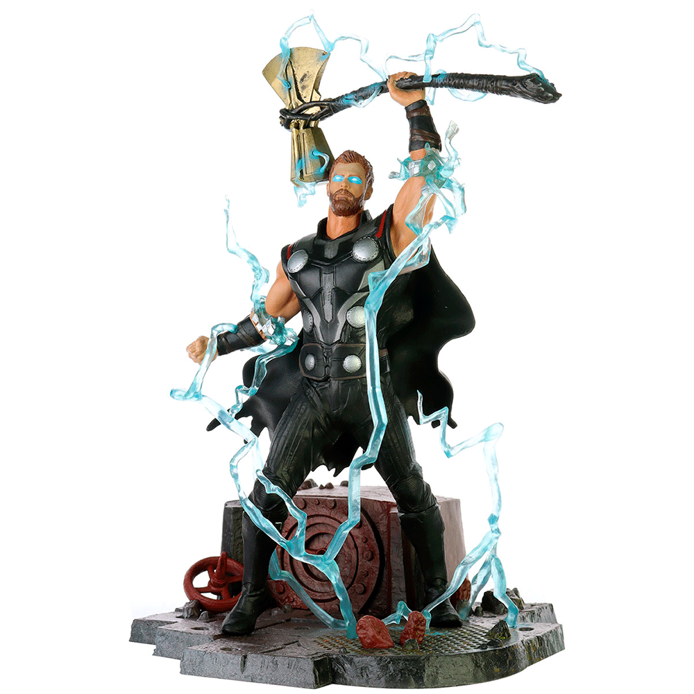 Figura diamond select toys marvel avengers 3 thor con stormbreaker