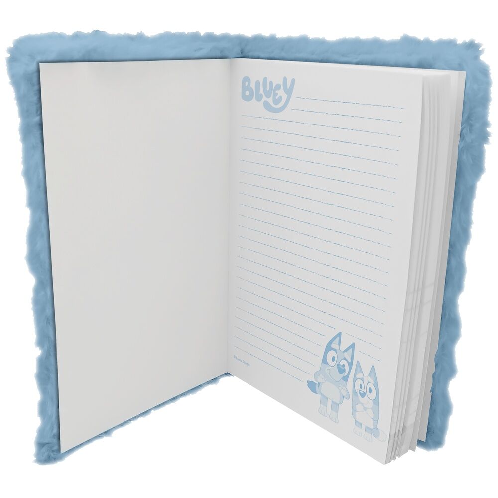 Cuaderno peluche A5 Bluey