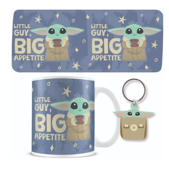 Set Taza y llavero Grogu Mandalorian Star Wars Frikytopia