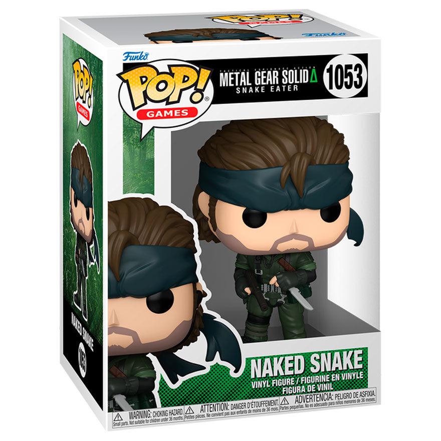 Metal Gear POP! Games Vinyl Figura Naked Snake 9 cm