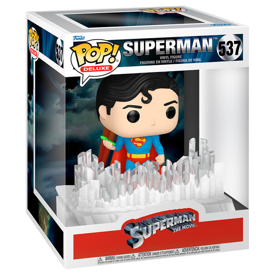 Funko pop deluxe superman (fortress of solitude)