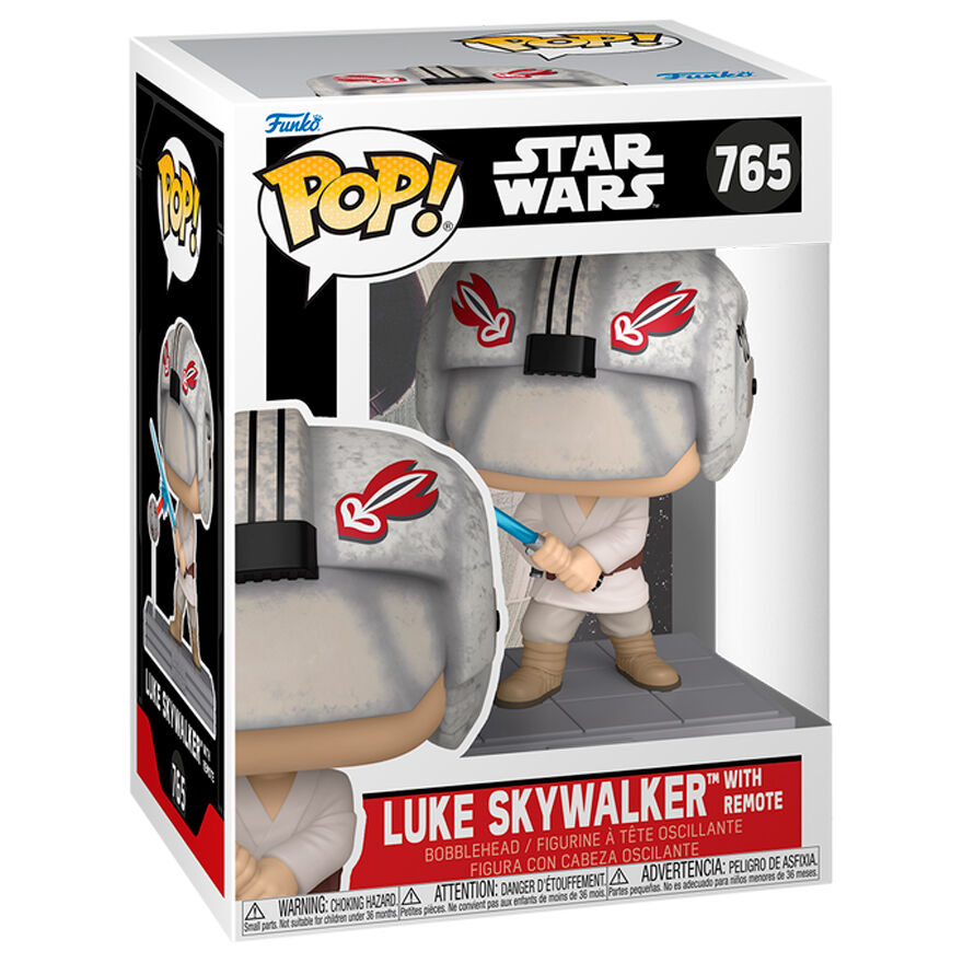Star Wars POP! Movie Vinyl Figura Luke/Remote 9 cm