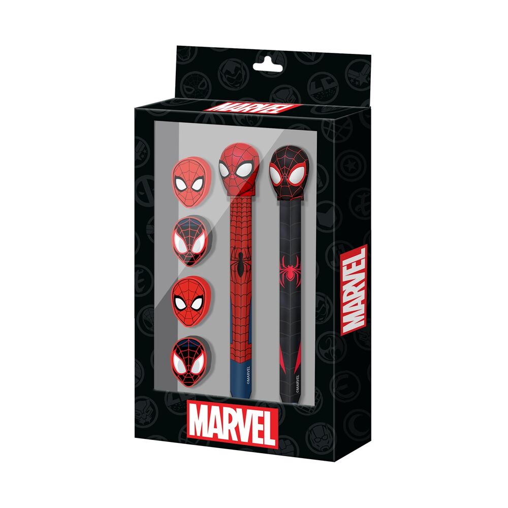 Spider-Man pack de 6 Set de Escritura