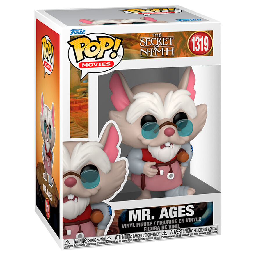 NIMH, el mundo secreto de la señora Brisby Figura POP! Movies Vinyl Mr. Ages 9 cm