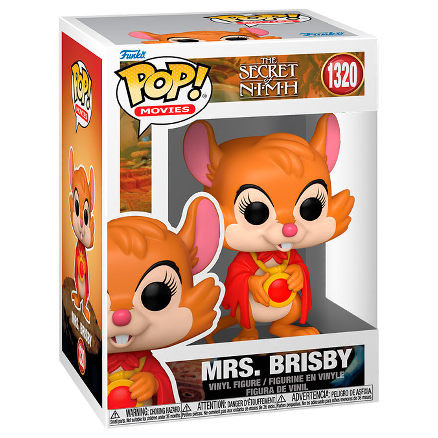 NIMH, el mundo secreto de la señora Brisby Figura POP! Movies Vinyl Mrs. Brisby 9 cm