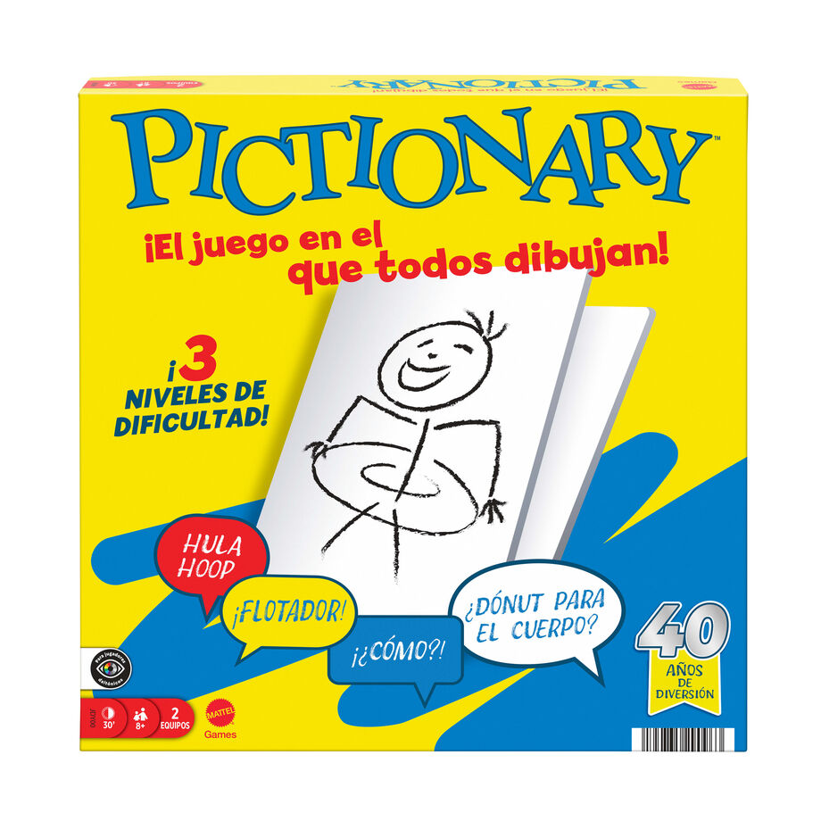 Juego mesa Pictionary español Frikytopia