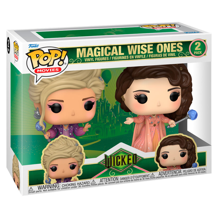 Wicked Pack de 2 POP! Television Vinyl Figuras Emerald City Players 9 cm