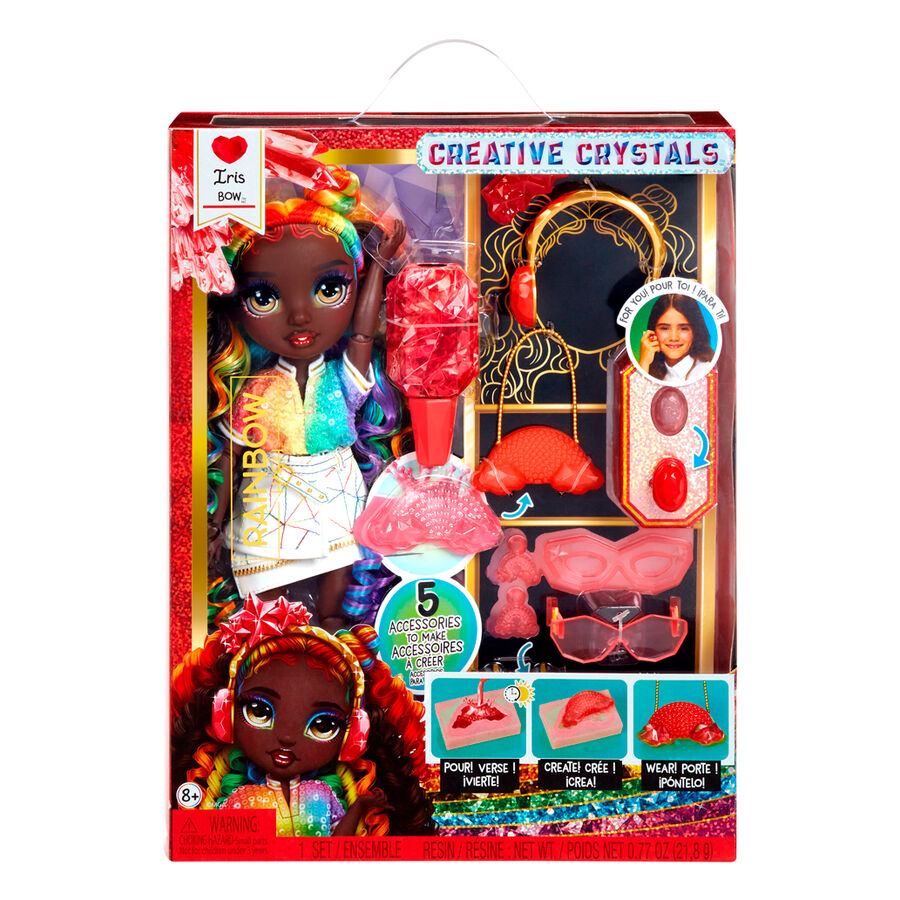 Muñeca Iris Crystal Fashion Rainbow High Frikytopia