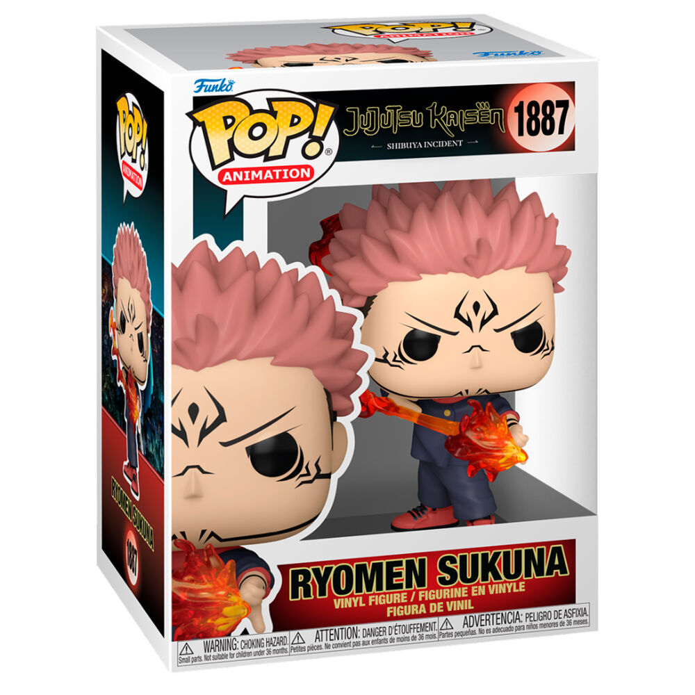 Jujutsu Kaisen POP! Animation Vinyl Figuren Sukuna (Fire Arrow) 9 cm