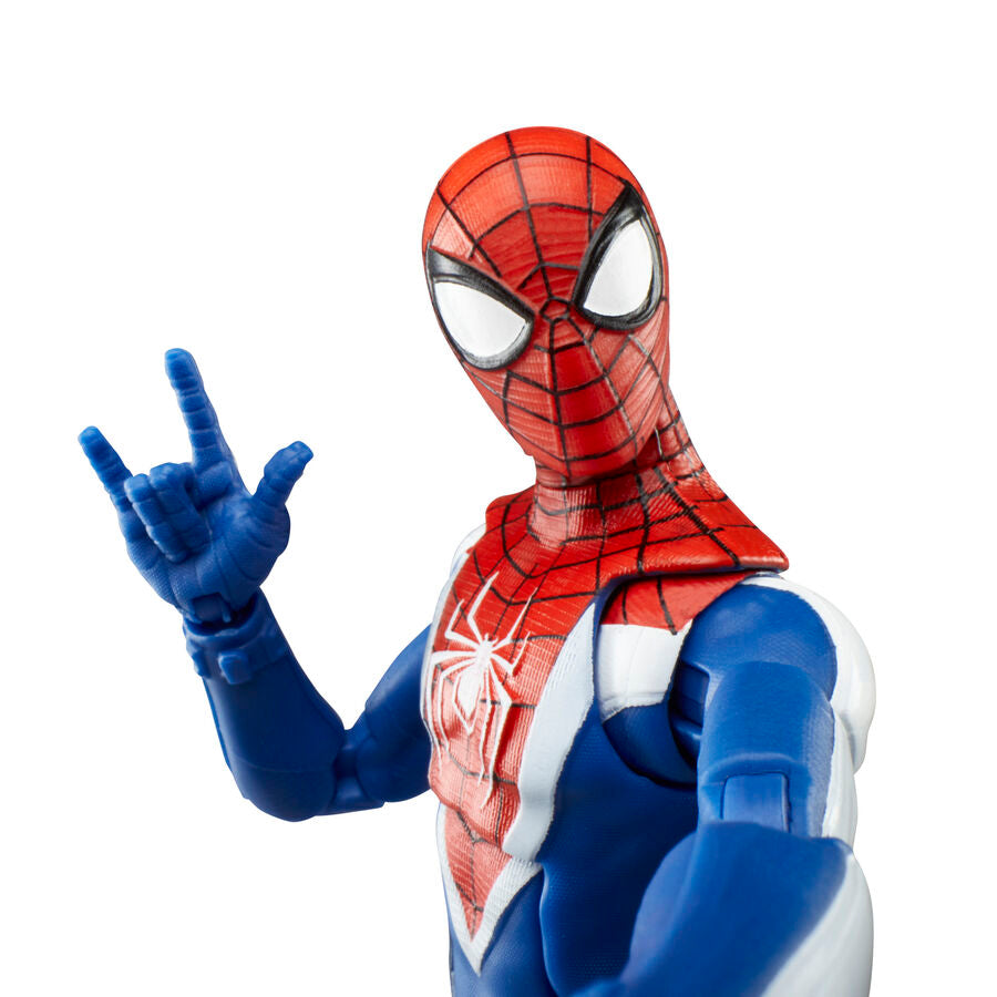 Figura hasbro marvel legends series spider - man 2 miles morales (upgraded suit style)