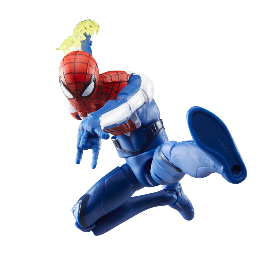 Figura hasbro marvel legends series spider - man 2 miles morales (upgraded suit style)