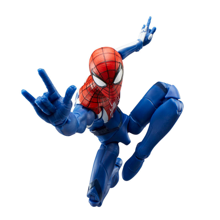 Figura hasbro marvel legends series spider - man 2 miles morales (upgraded suit style)