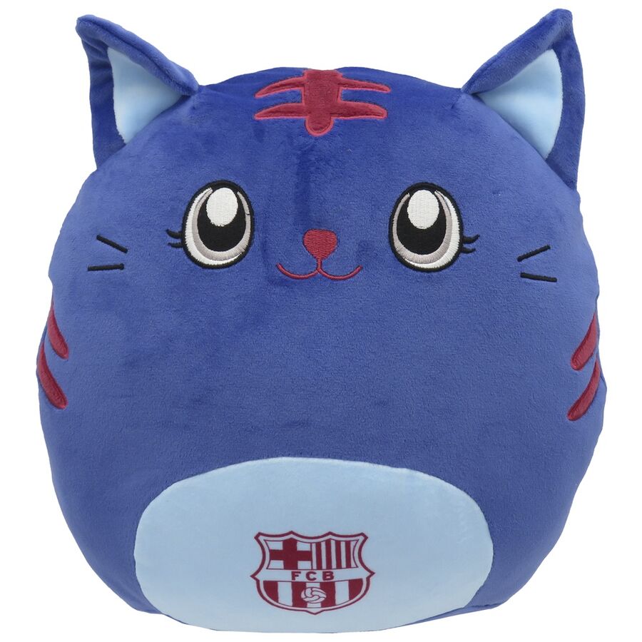 Peluche Gato Squishy FC Barcelona 30cm Frikytopia
