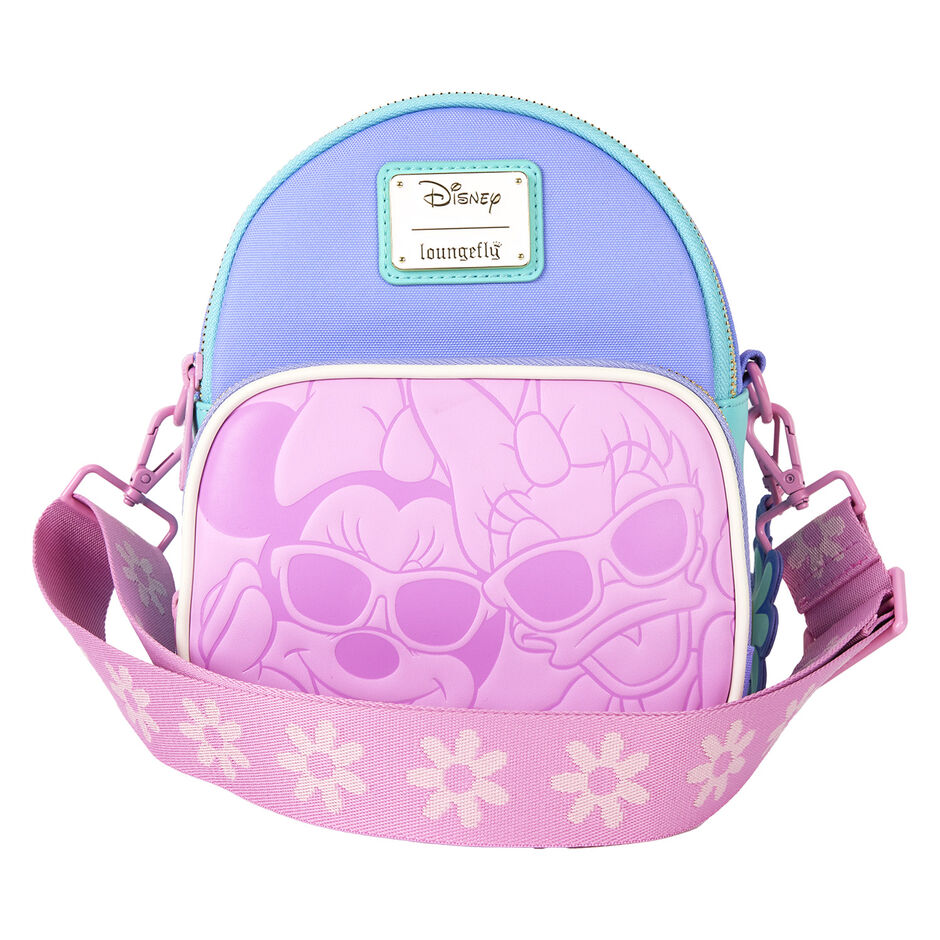 Disney by Loungefly Mochila Mini Daisy Duck & Minnie Mouse Convertible
