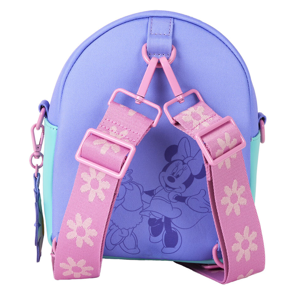 Disney by Loungefly Mochila Mini Daisy Duck & Minnie Mouse Convertible