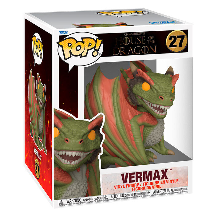 Funko pop oversized la casa del dragón vermax