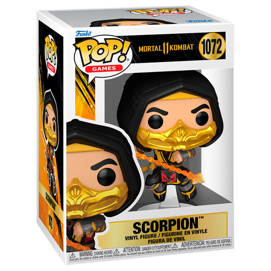 Mortal Kombat POP! Games Vinyl Figura Scorpion 9 cm