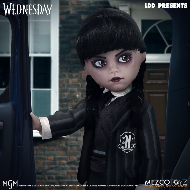 Wednesday LDD Presents Muñeco Wednesday Nevermore Academy Uniform 25 cm