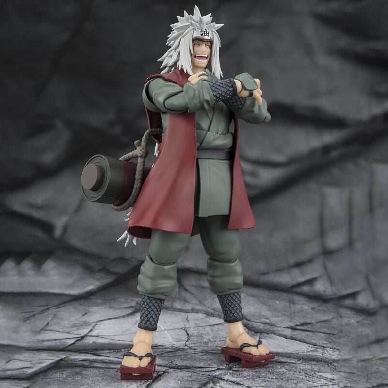 Naruto Figura S.H.Figuarts Jiraiya Hidden Leaf Heroic Master Sage (Sage Mode Set) 17 cm