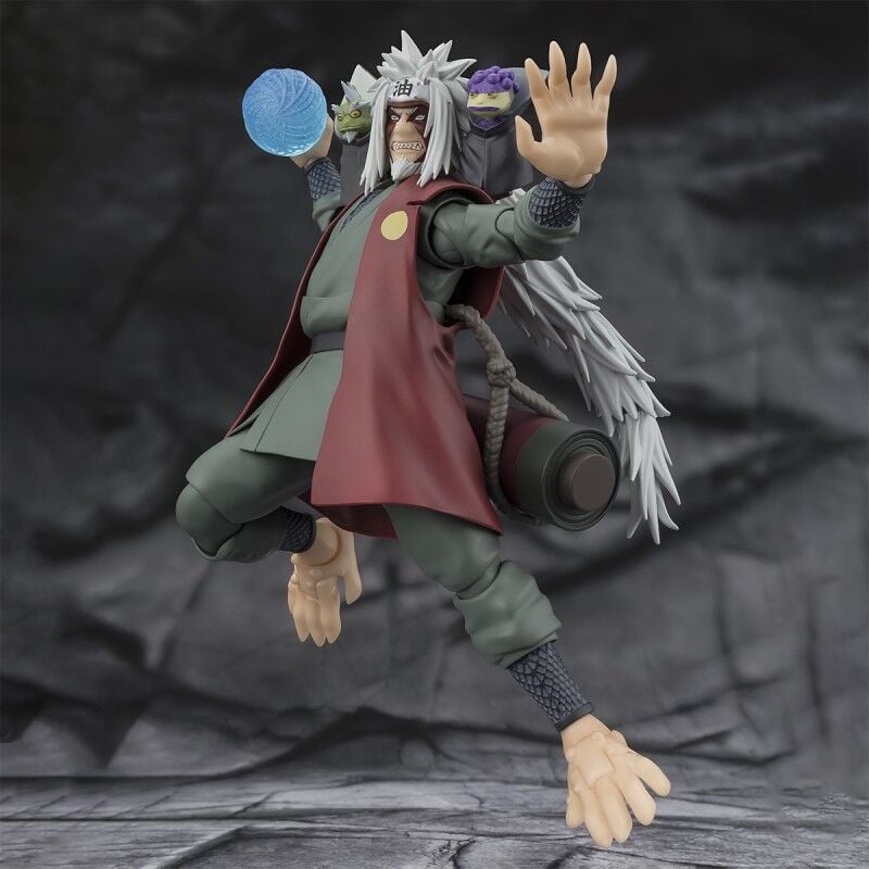 Naruto Figura S.H.Figuarts Jiraiya Hidden Leaf Heroic Master Sage (Sage Mode Set) 17 cm