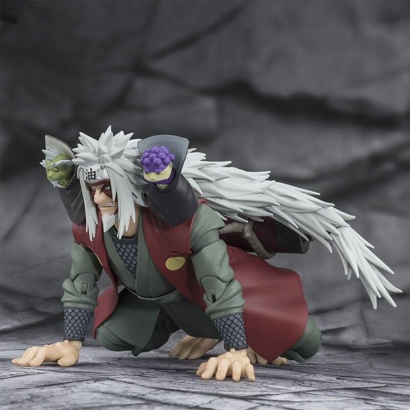 Naruto Figura S.H.Figuarts Jiraiya Hidden Leaf Heroic Master Sage (Sage Mode Set) 17 cm