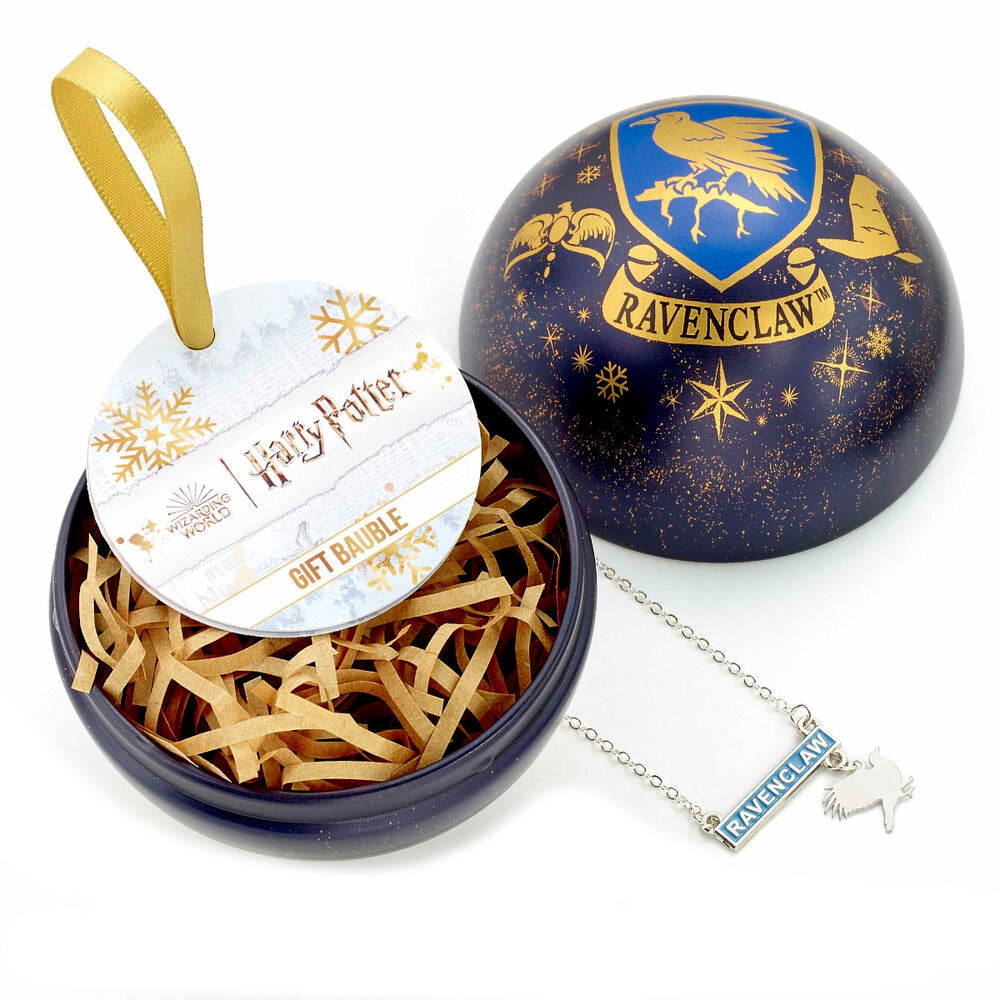 Harry Potter Bola de Navidad con collar Ravenclaw