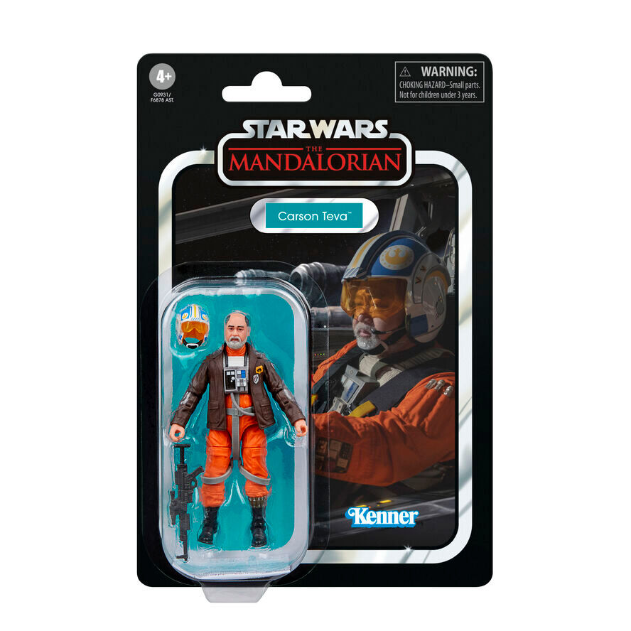 Star Wars: The Mandalorian Vintage Collection Figura Carson Teva 10 cm