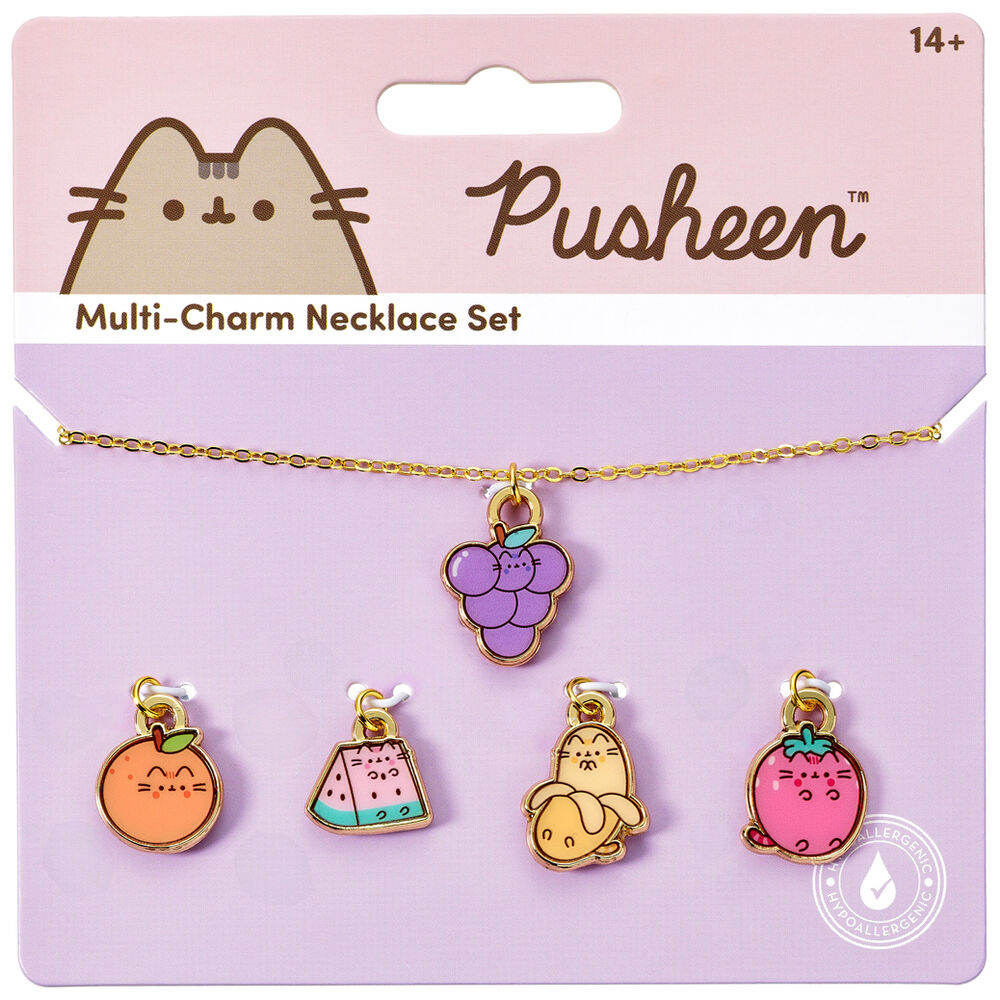 Colgante + charms Frutas Pusheen Frikytopia