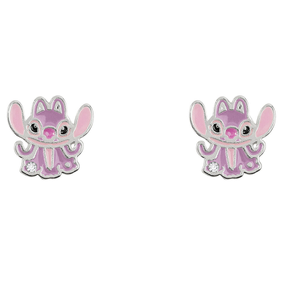Pendientes Angel Stitch Disney plata Frikytopia