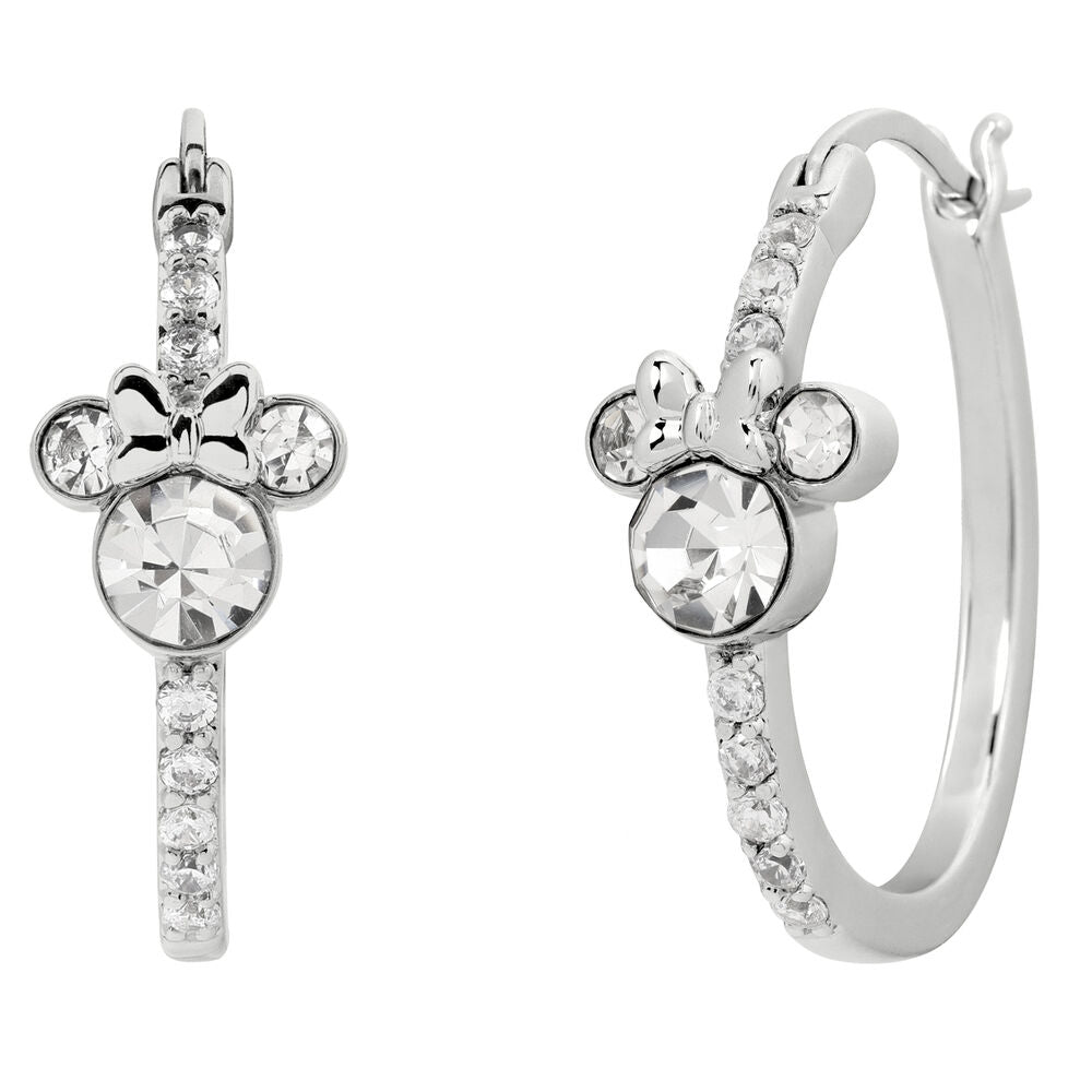 Pendientes Aro Minnie Disney plata Frikytopia
