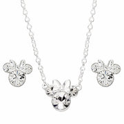 Set Colgante + pendientes Minnie Disney plata